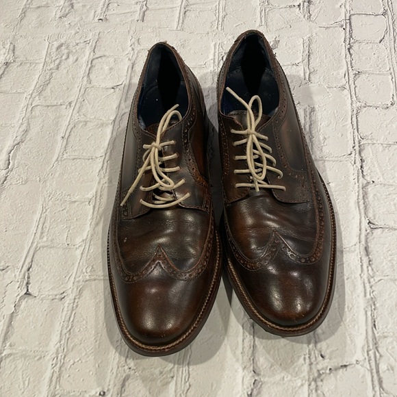 Cole Haan leather wingtip shoes. Men’s size 9.5 - Picture 1 of 6